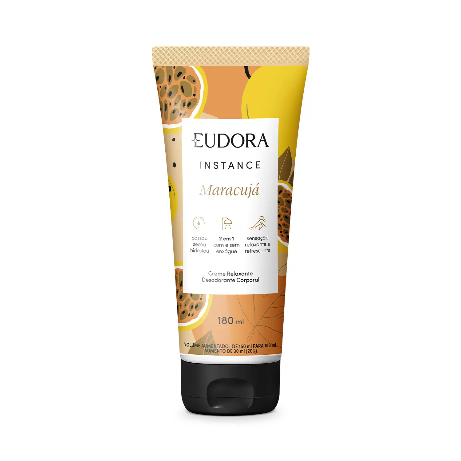 Creme Relaxante Desodorante Corporal Instance Maracujá 180Ml