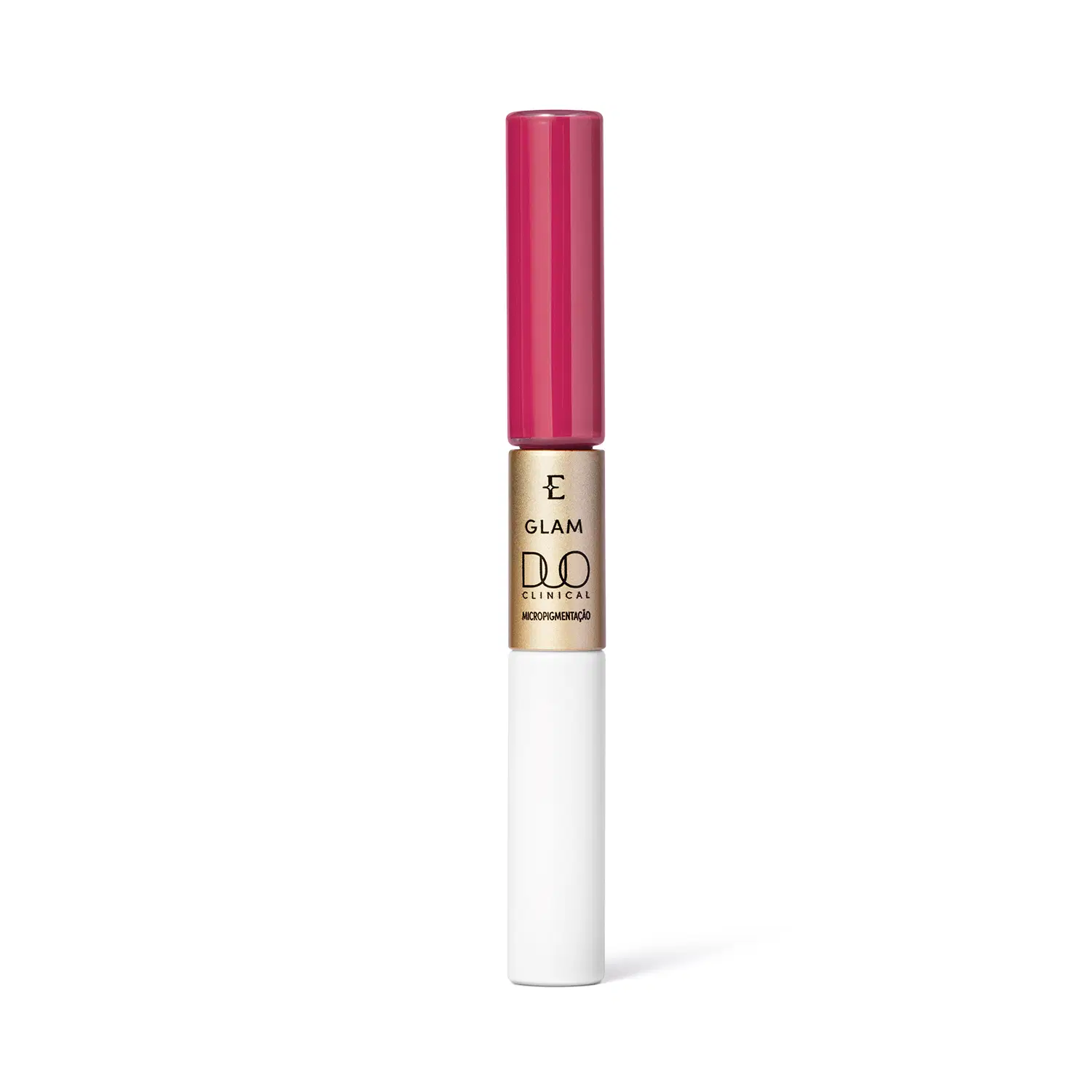 Batom Líquido Pink Único Eudora Glam Duo Clinical Micropigmentação 3,5G
