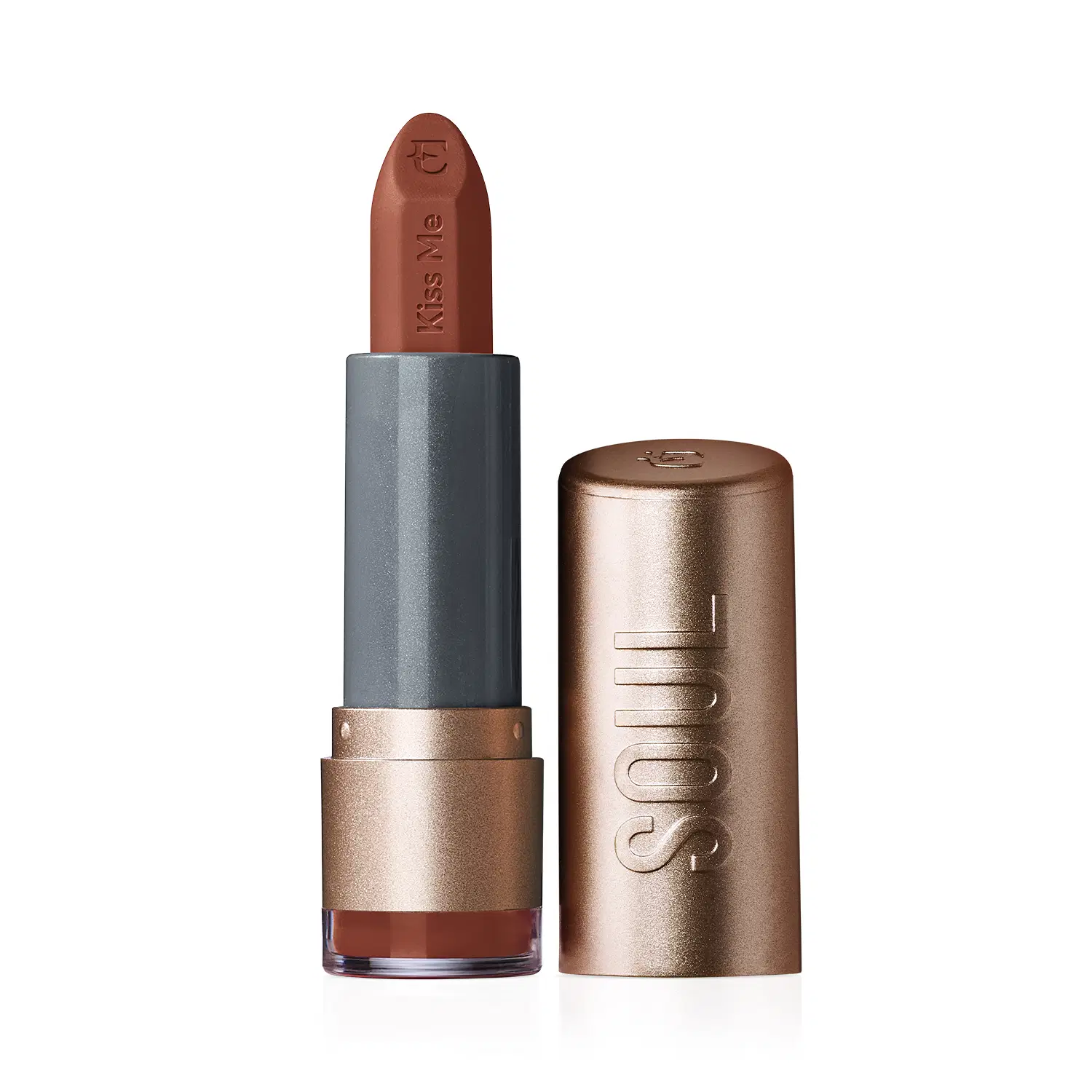 Batom Mate Marrom Tendência Soul Kiss Me 3,7G