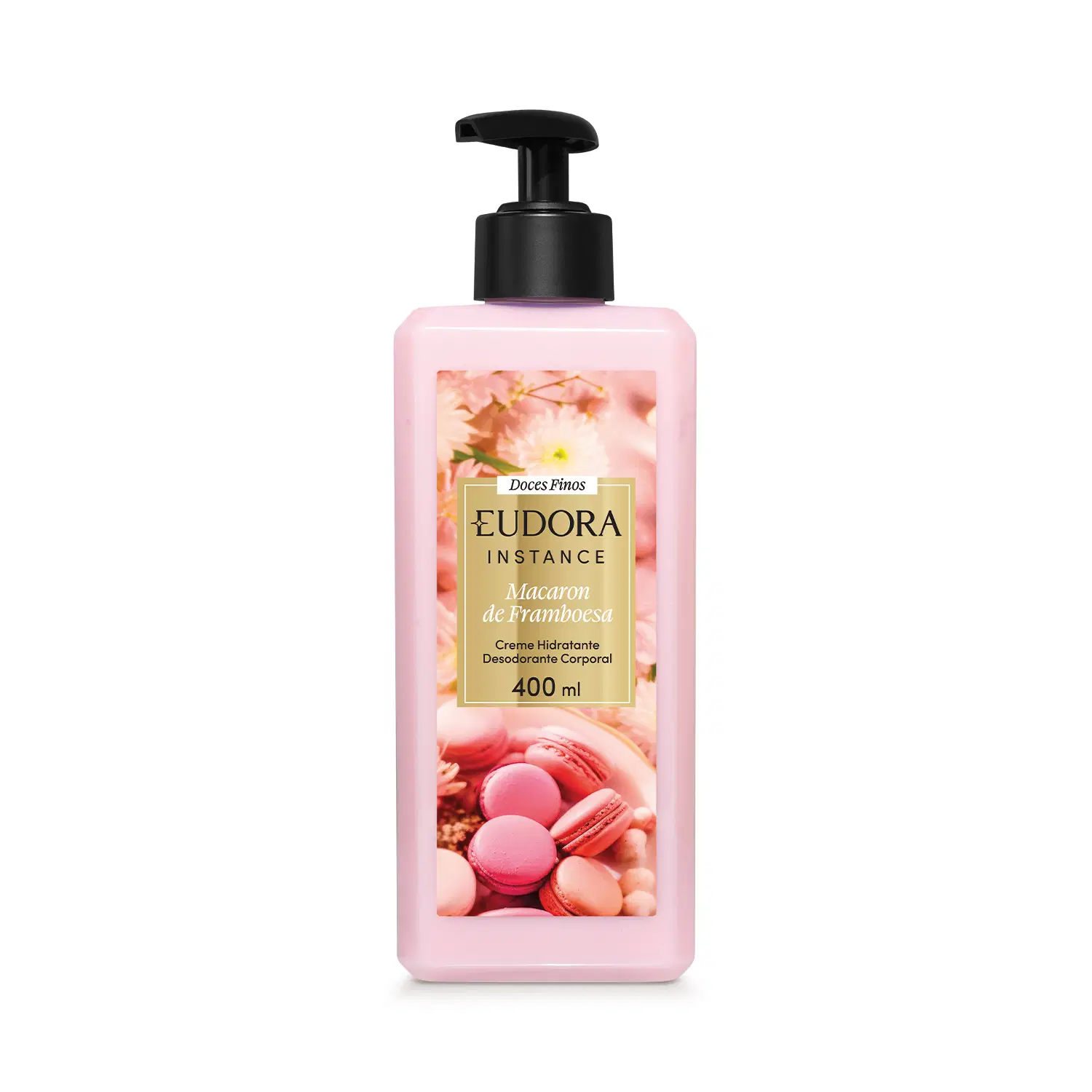 Creme Hidratante Desodorante Corporal Instance Macaron De Framboesa 400Ml