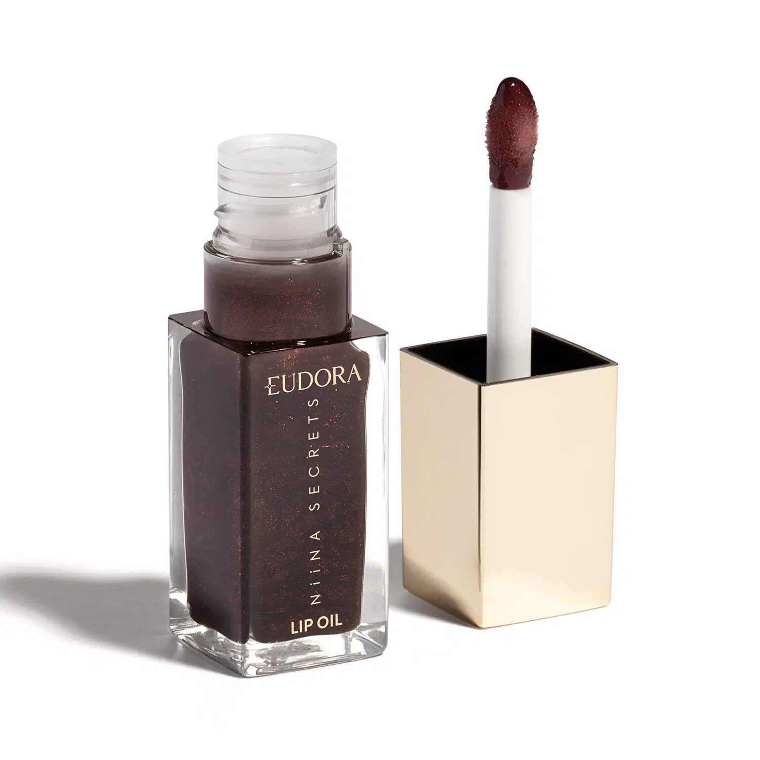 Lip Oil Shine Flowers Rosa Negra Niina Secrets 7Ml