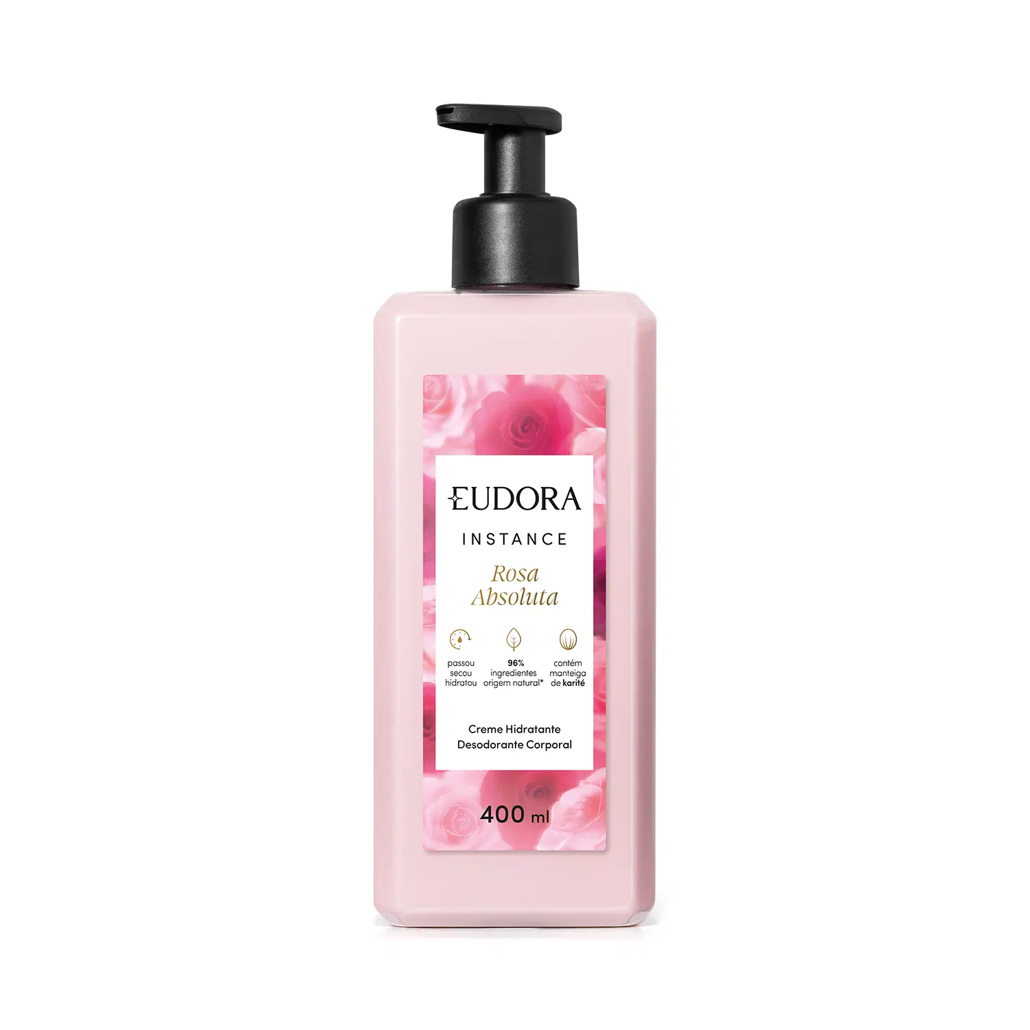 Creme Hidratante Desodorante Corporal Instance Rosa Absoluta 400Ml