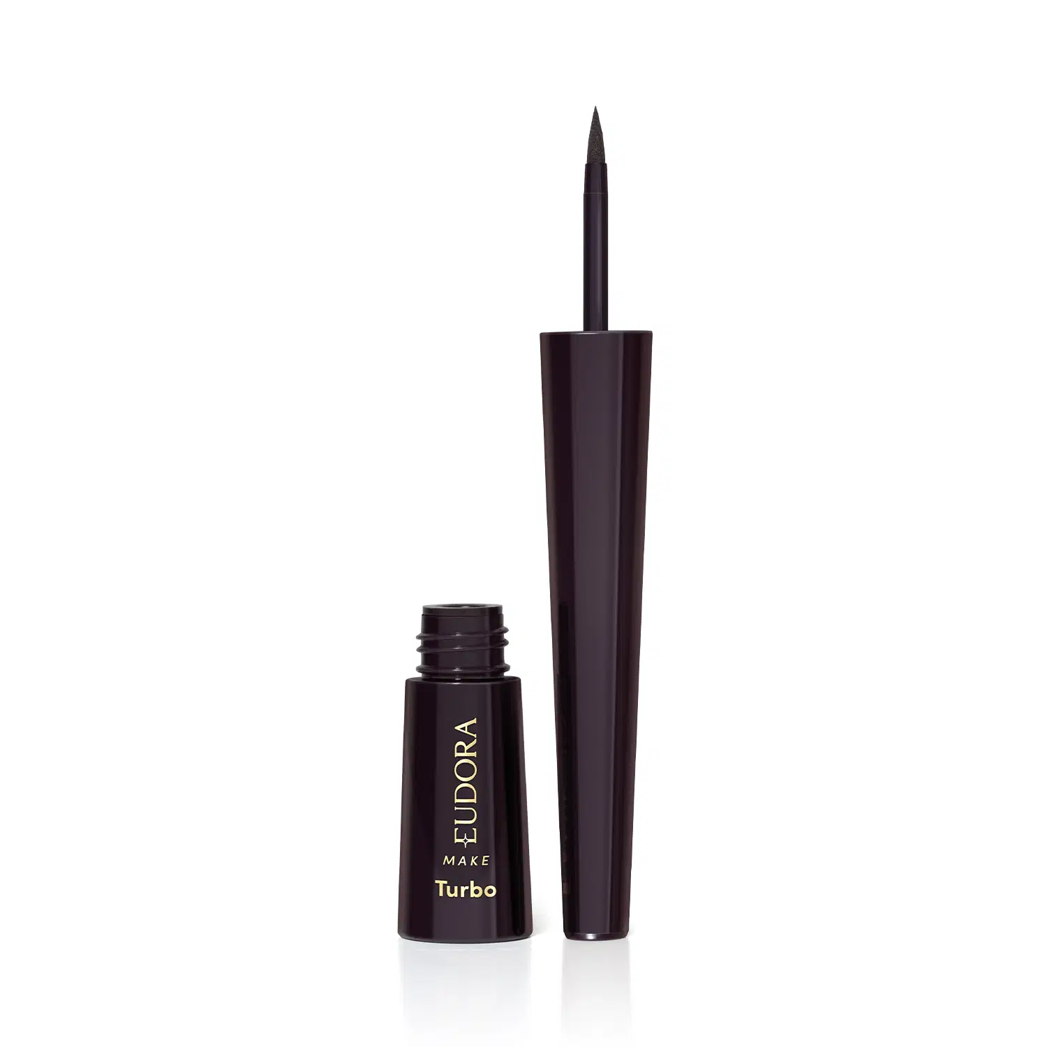 Delineador Líquido Para Olhos Preto Essencial Eudora Make 2,5Ml