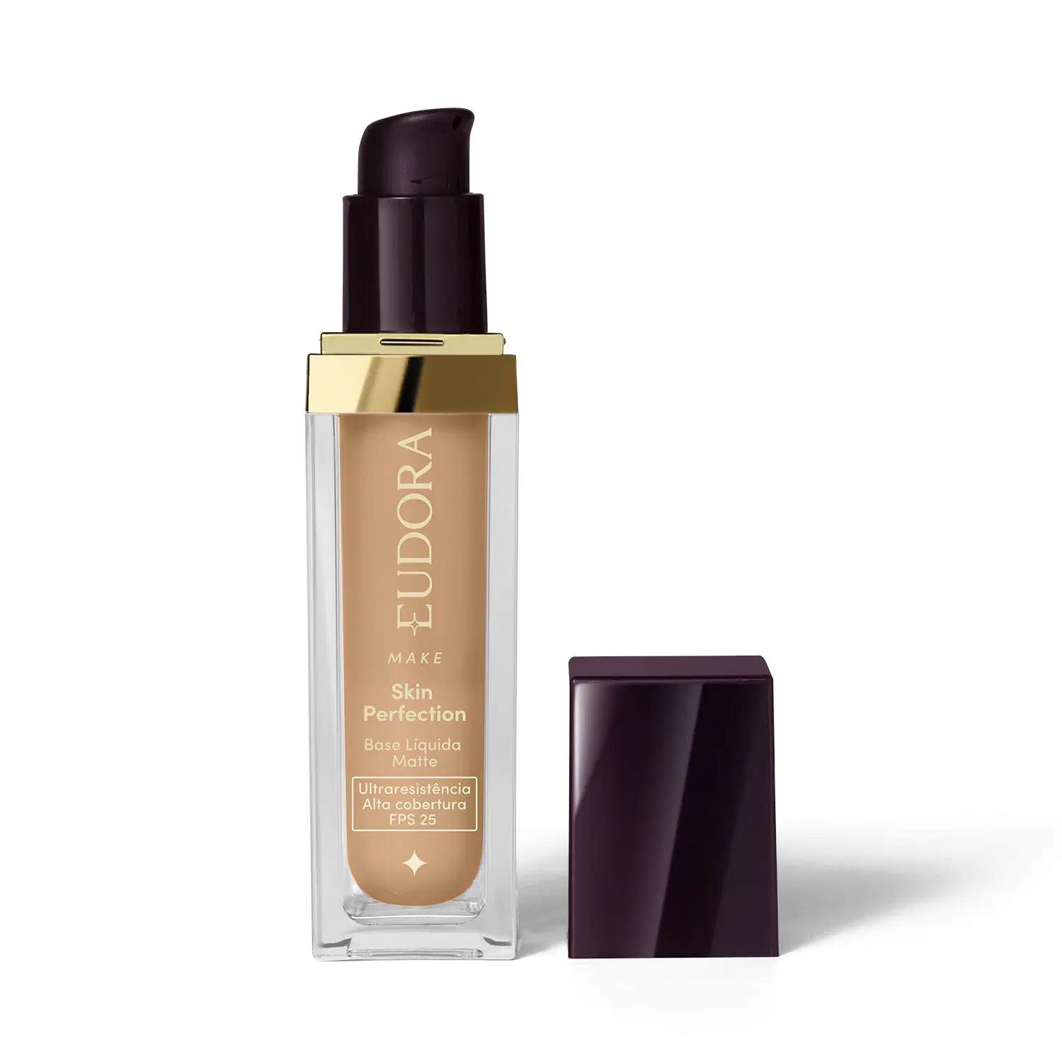 Base Líquida Matte Eudora Make Skin Perfection Cor 140Q 30Ml