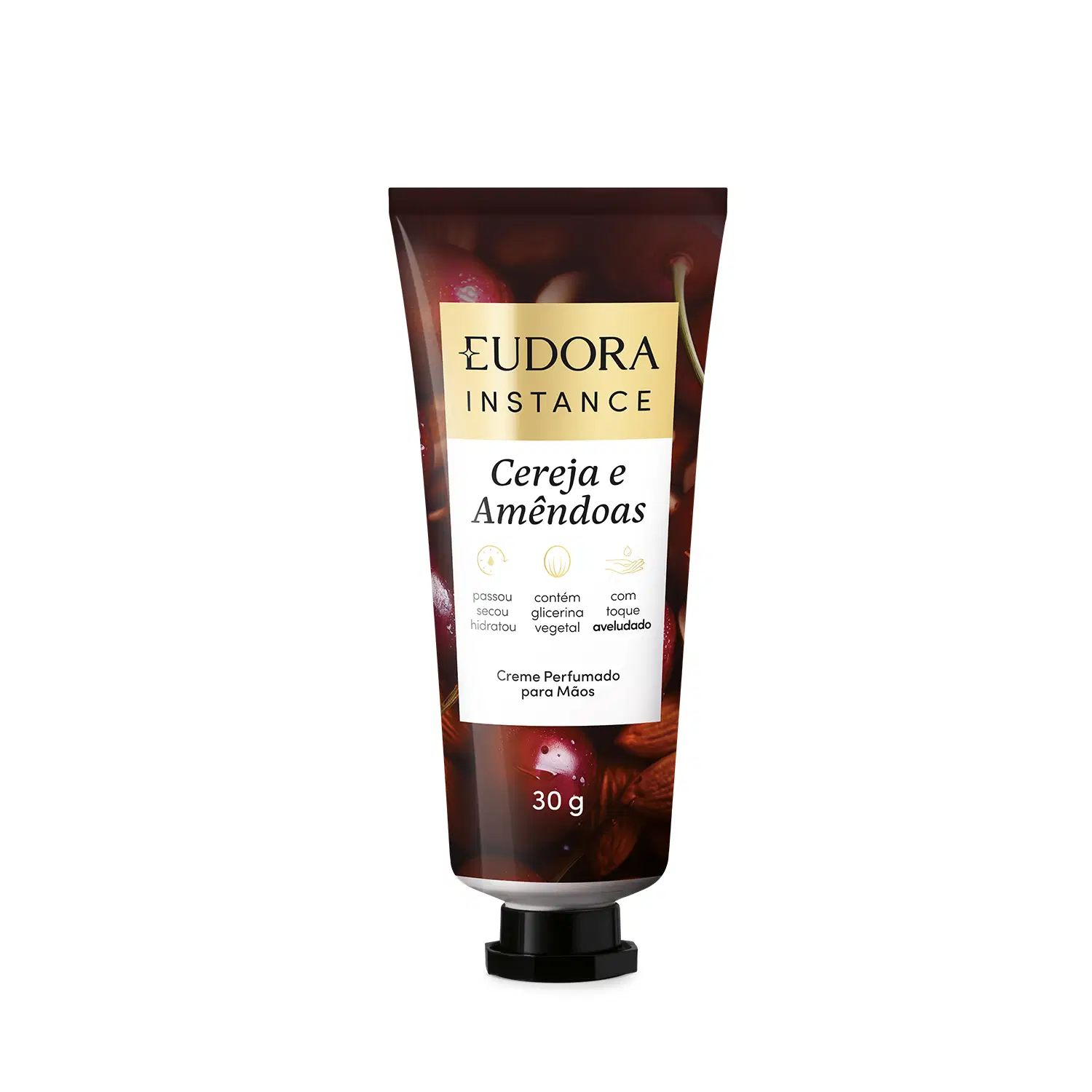 Creme Perfumado Para Mãos Instance Cereja E Amêndoas 30G