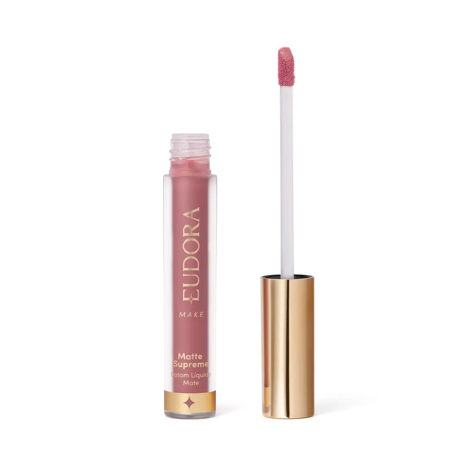 Batom Líquido Matte Supreme Eudora Nude Segredo 4Ml