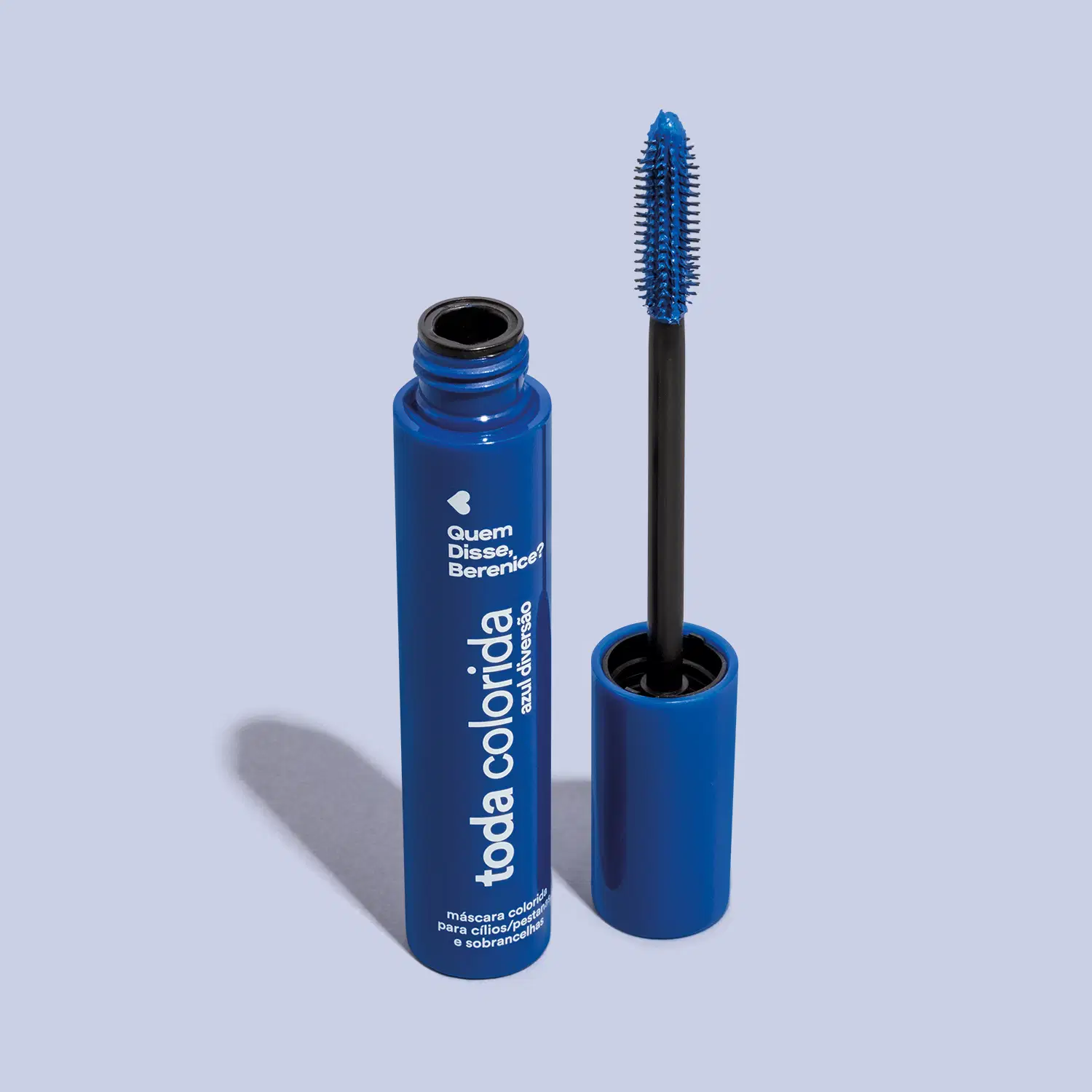 Máscara Para Cílios E Sobrancelhas Azul Diversão Toda Colorida 10G
