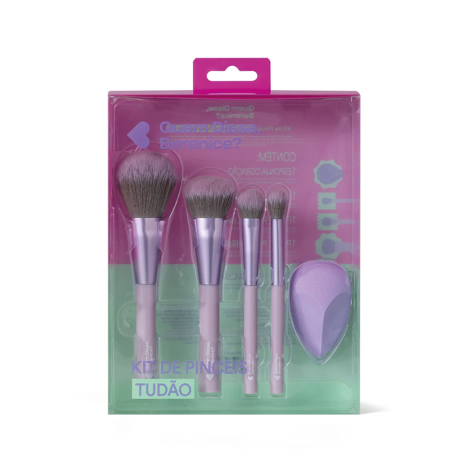 Kit De Pinceis Tudão (5 Itens)