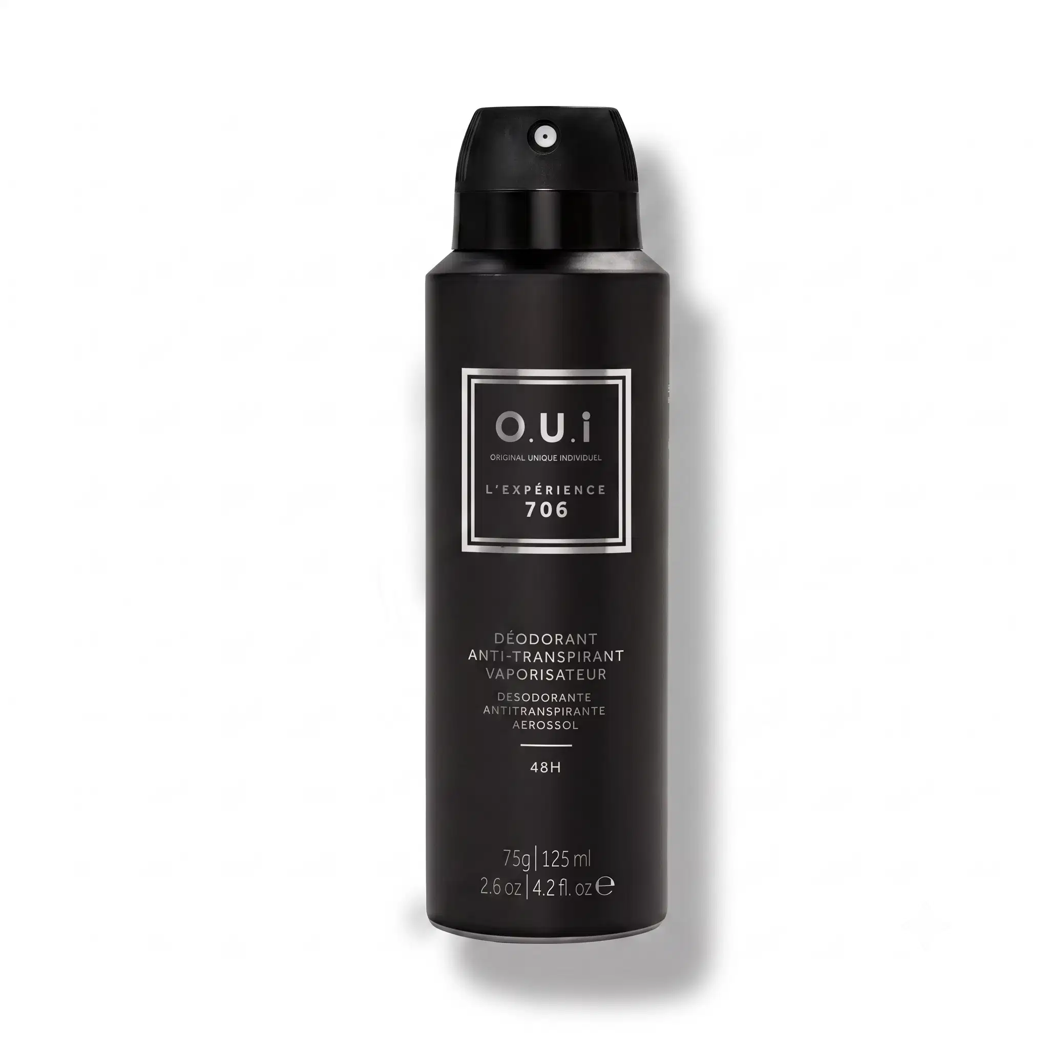 O.U.I Desodorante Antitranspirante Aerossol L’Expérience 706 75G/125Ml