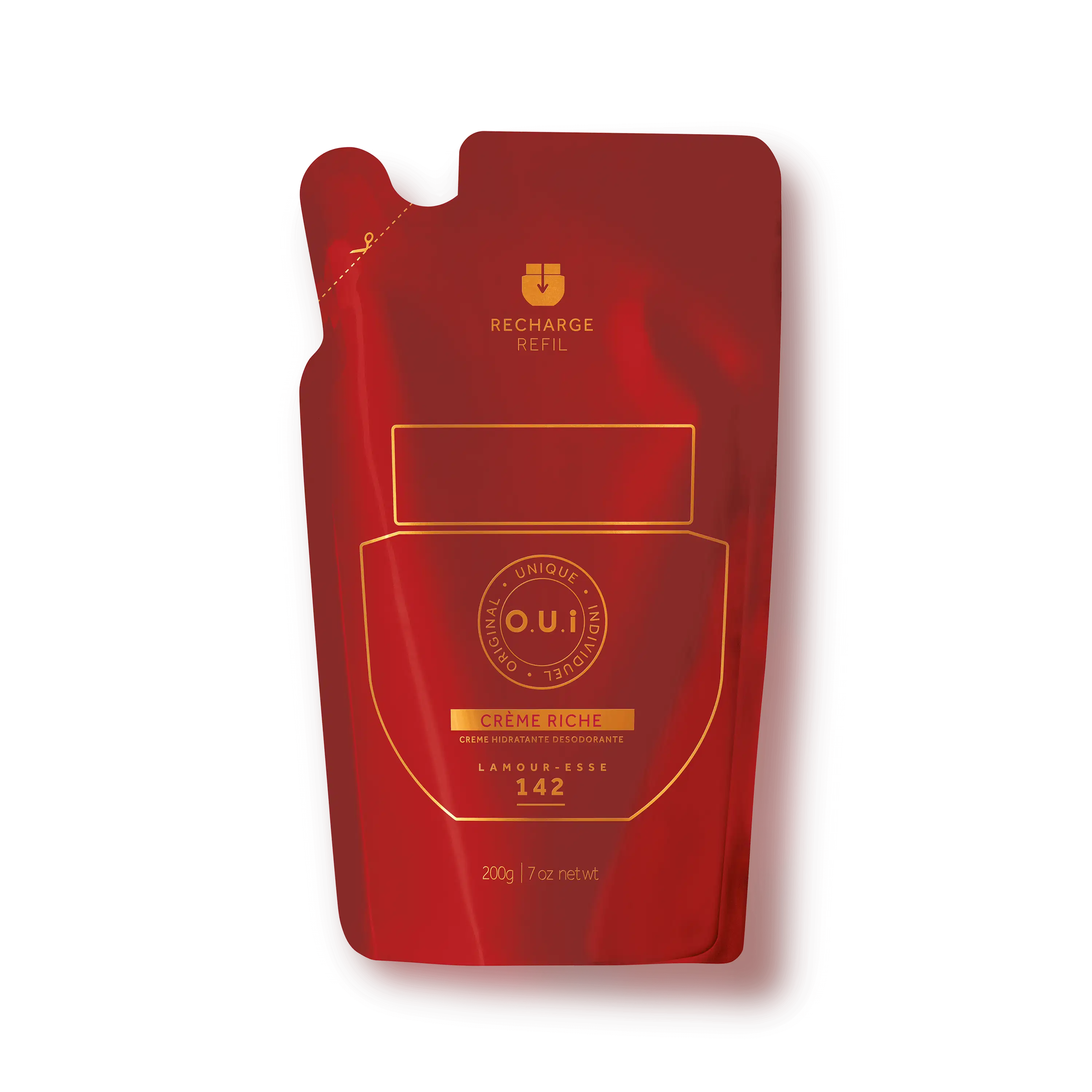 O.U.I Refil Hidratante Desodorante Crème Riche L’Amour-Esse 142 200G