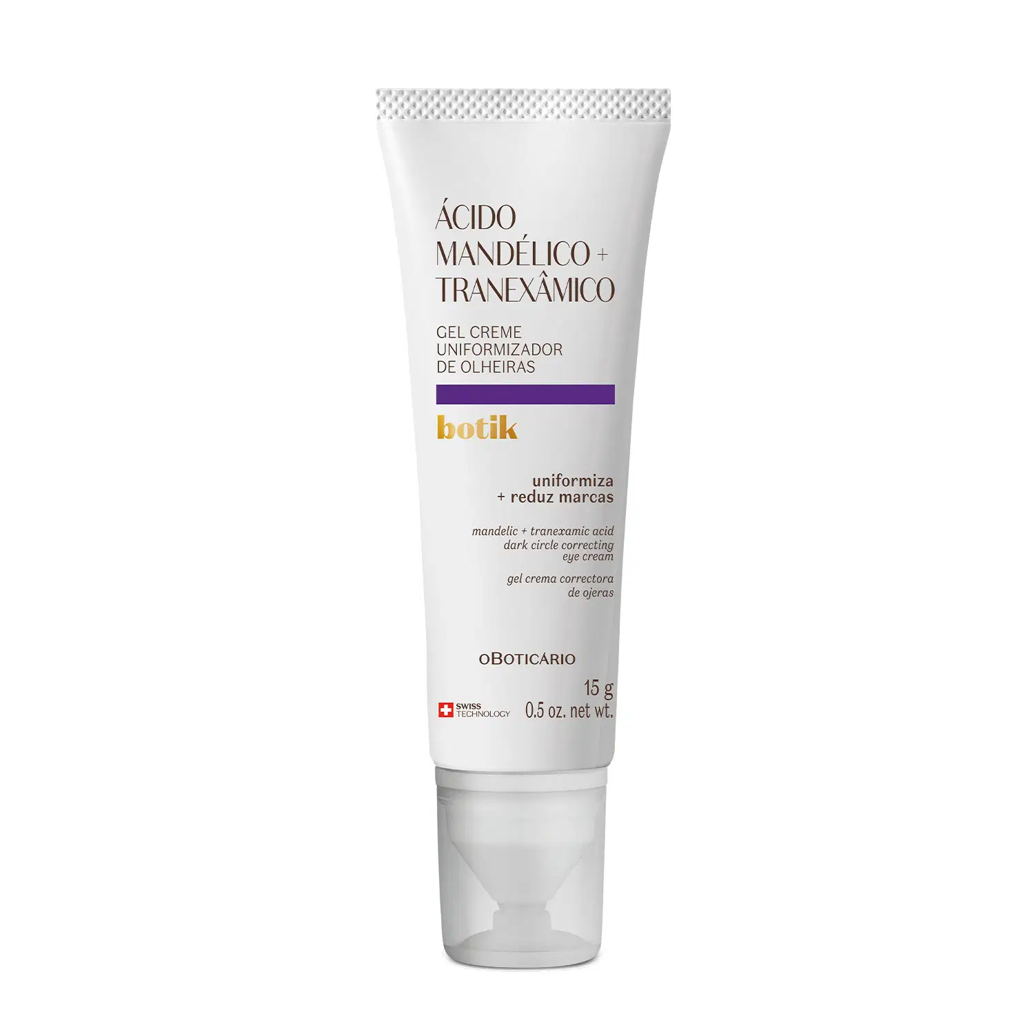 Gel Creme Uniformizador De Olheiras Ácido Mandélico + Tranexâmico Botik 15G