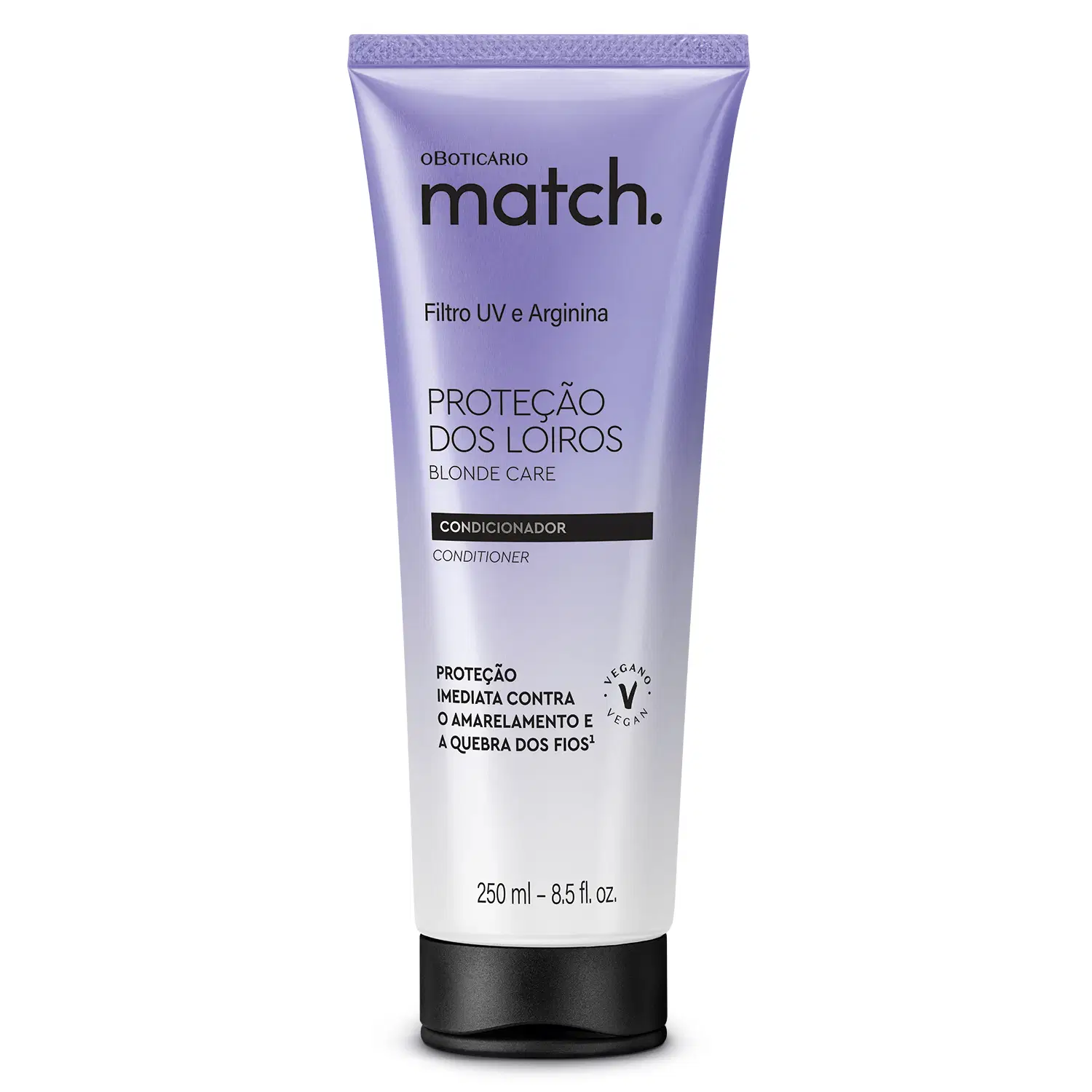 Condicionador Match. Proteção Dos Loiros 250Ml