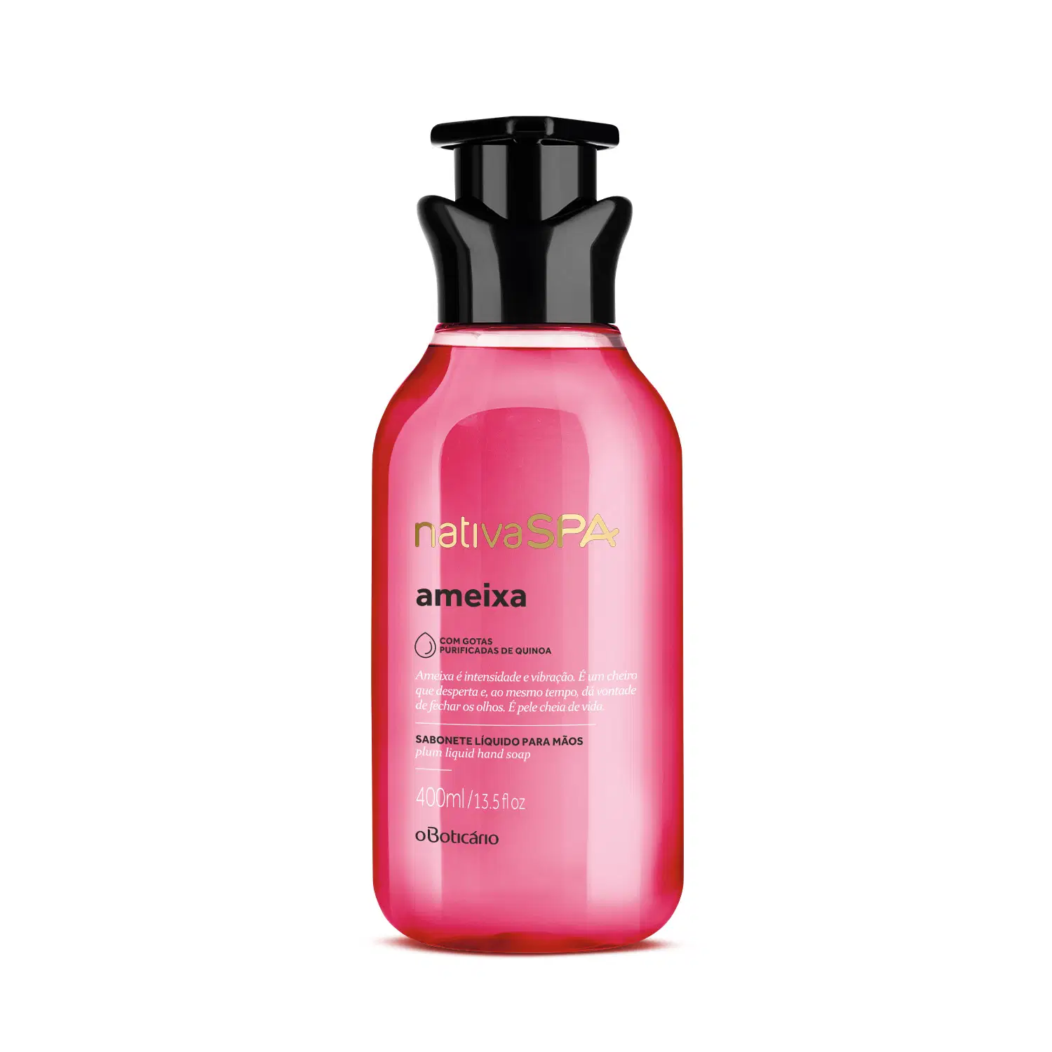 Sabonete Líquido Para Mãos Nativa Spa Ameixa 400Ml