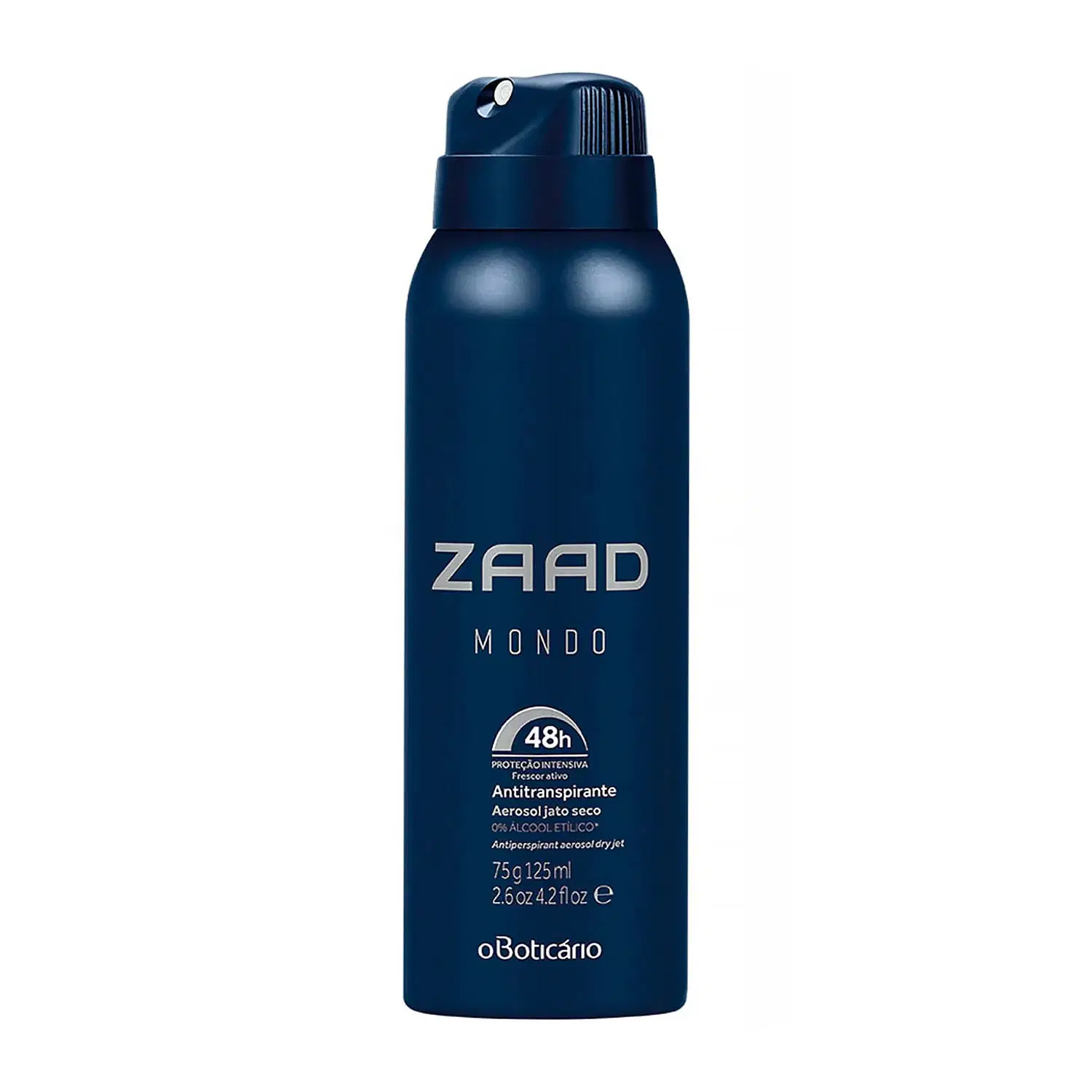 Desodorante Antitranspirante Aerossol Zaad Mondo 75G/125Ml