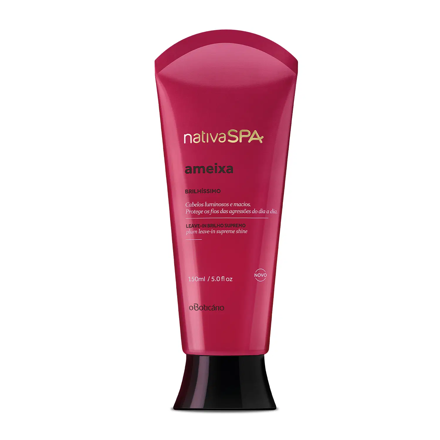 Creme Sem Enxágue Para Cabelos Luminosos Nativa Spa Ameixa 150Ml