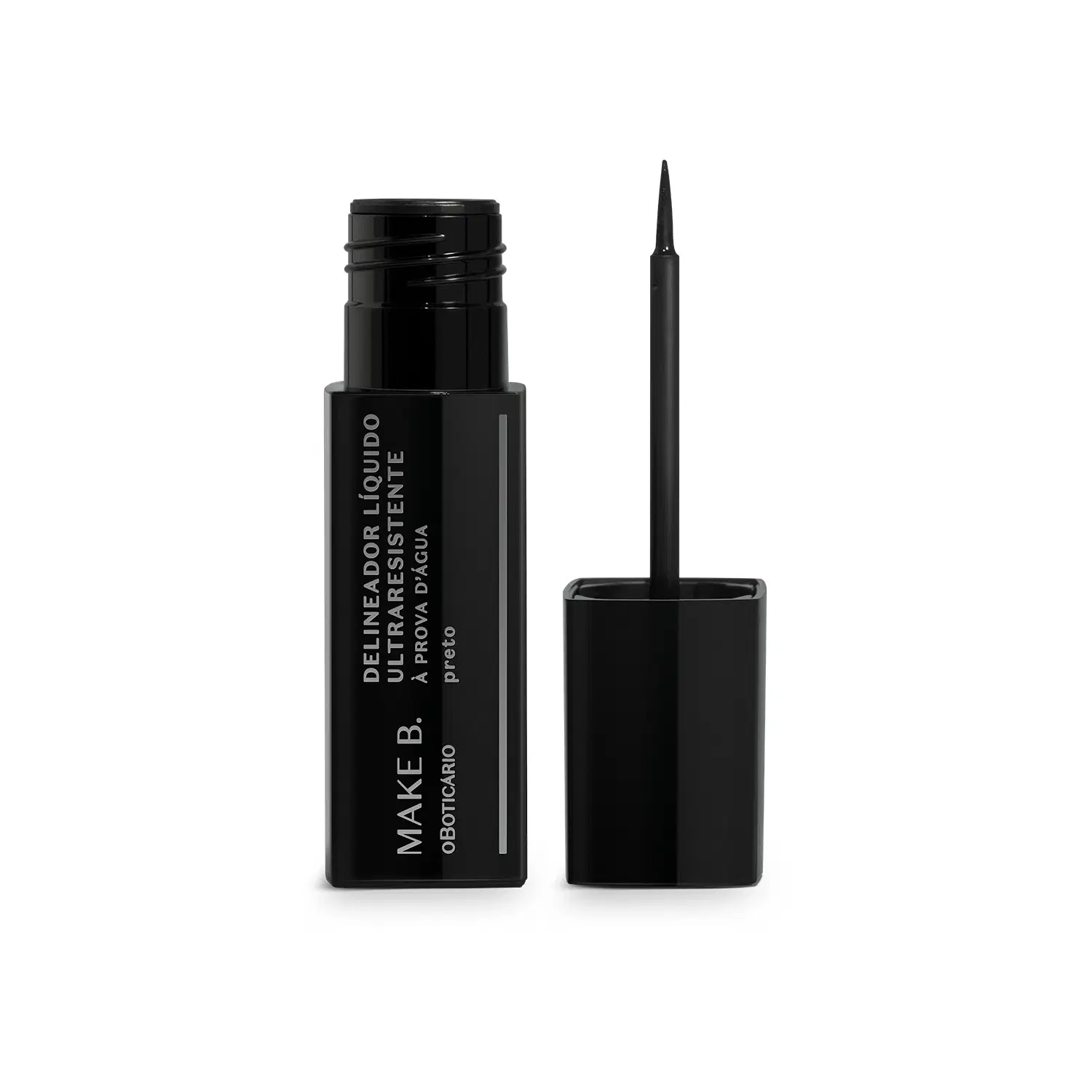 Delineador Líquido Para Olhos Preto Make B.