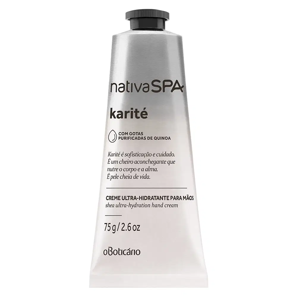 Creme Hidratante Desodorante Para Mãos Nativa Spa Karité 75G