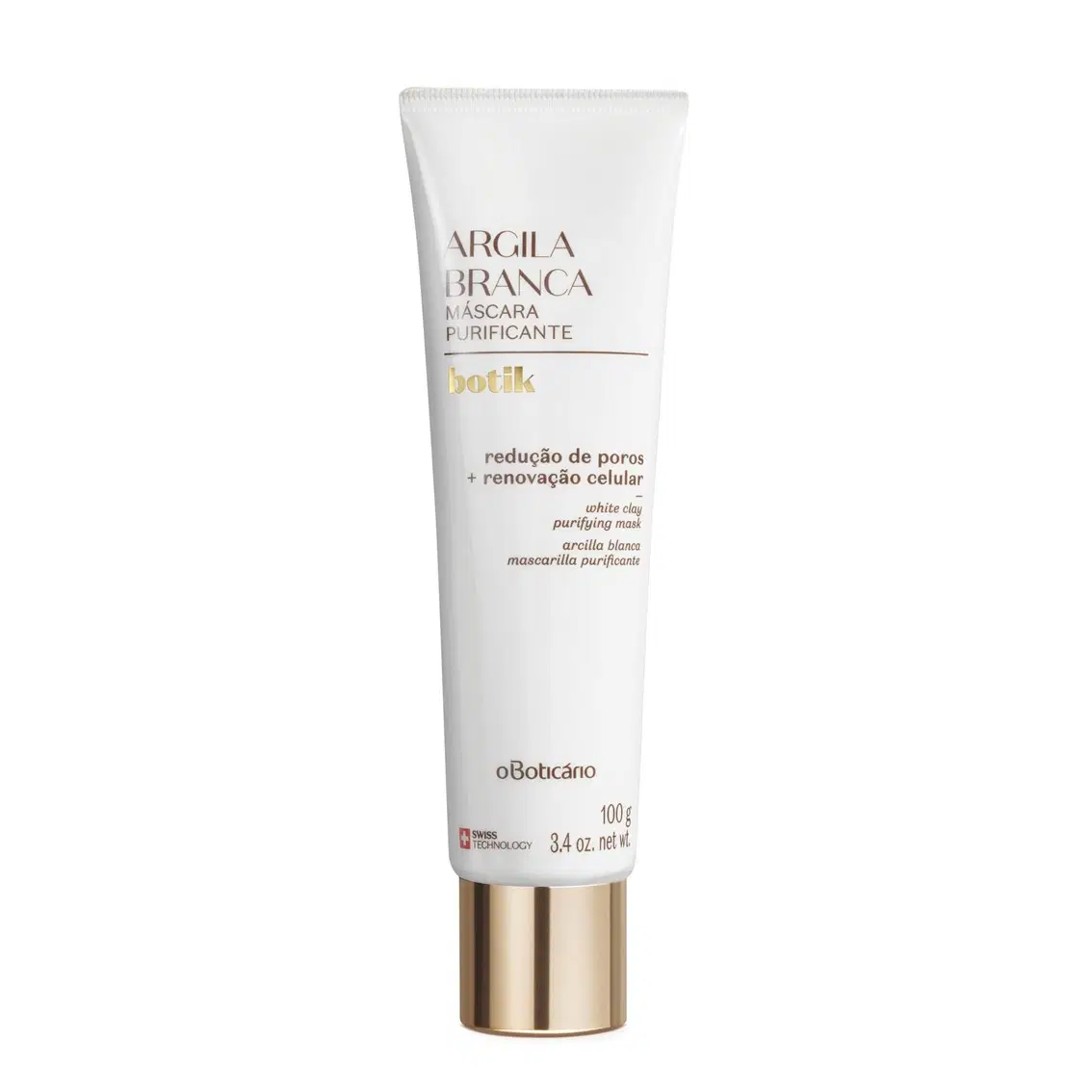 Máscara Facial Purificante Argila Branca Botik 100G