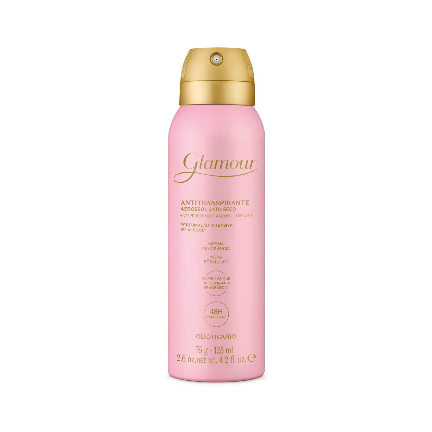 Desodorante Antitranspirante Aerossol Glamour 75G/125Ml