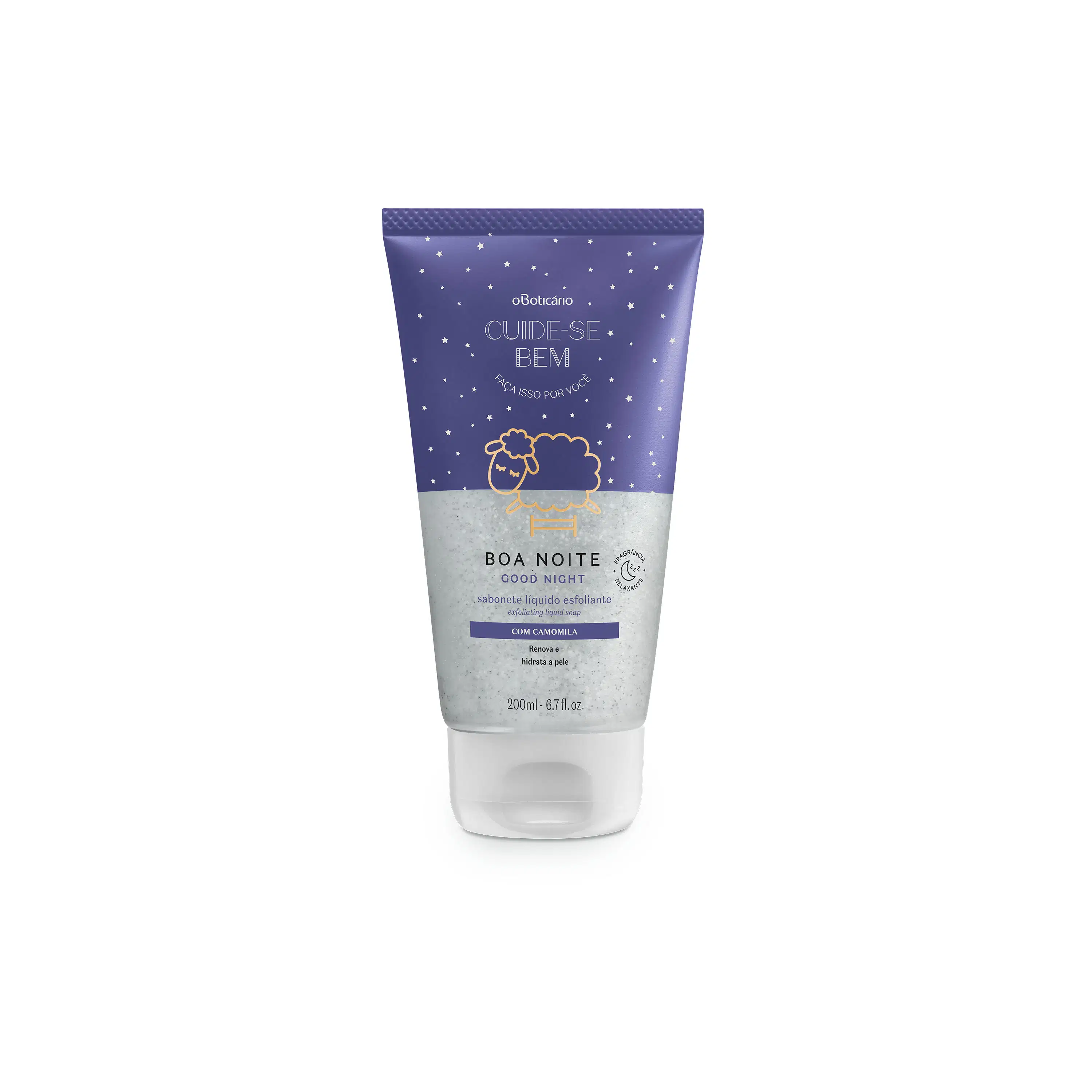 Sabonete Líquido Esfoliante Corporal Cuide-Se Bem Boa Noite 200Ml
