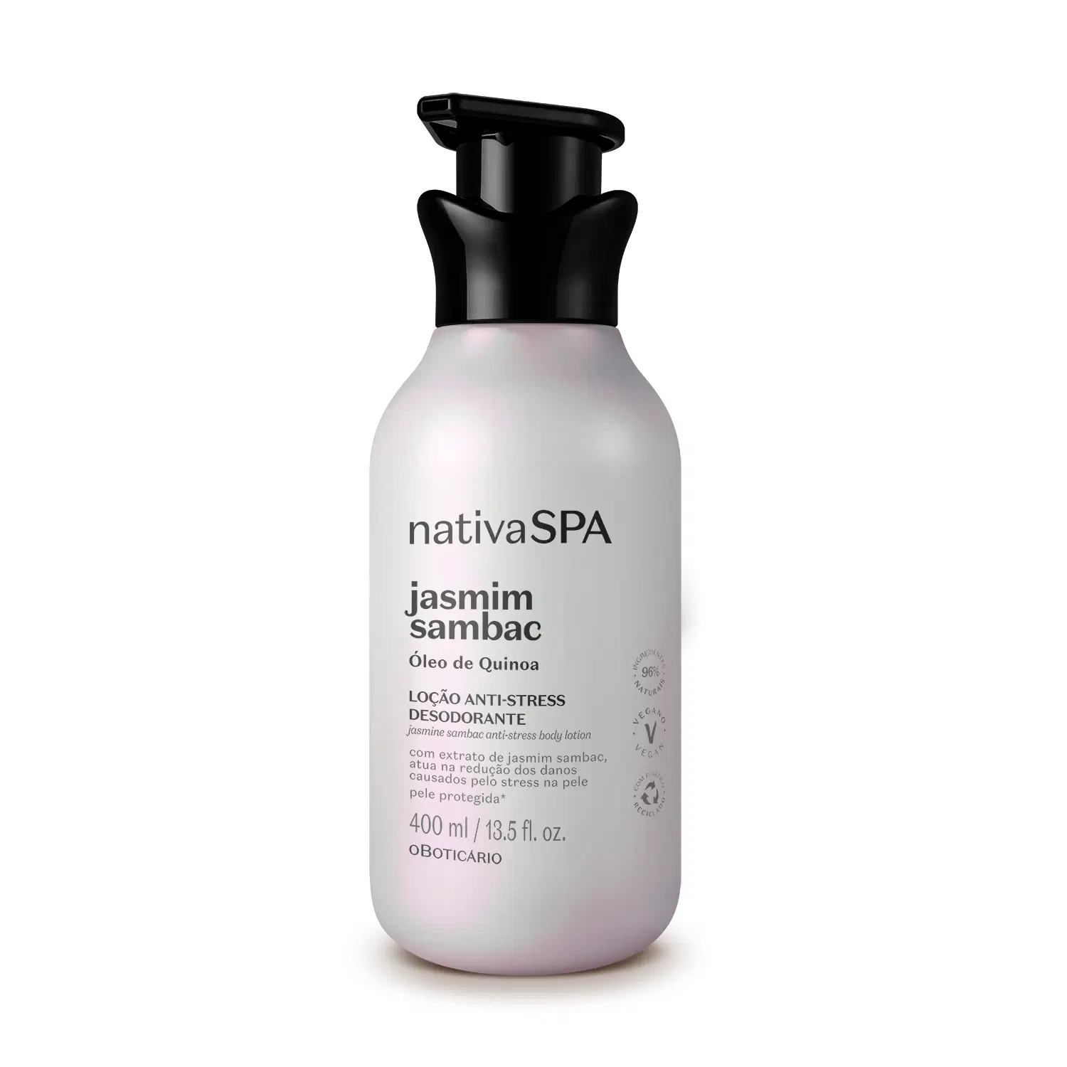 Loção Hidratante Desodorante Corporal Anti-Stress Nativa Spa Jasmim Sambac 400Ml