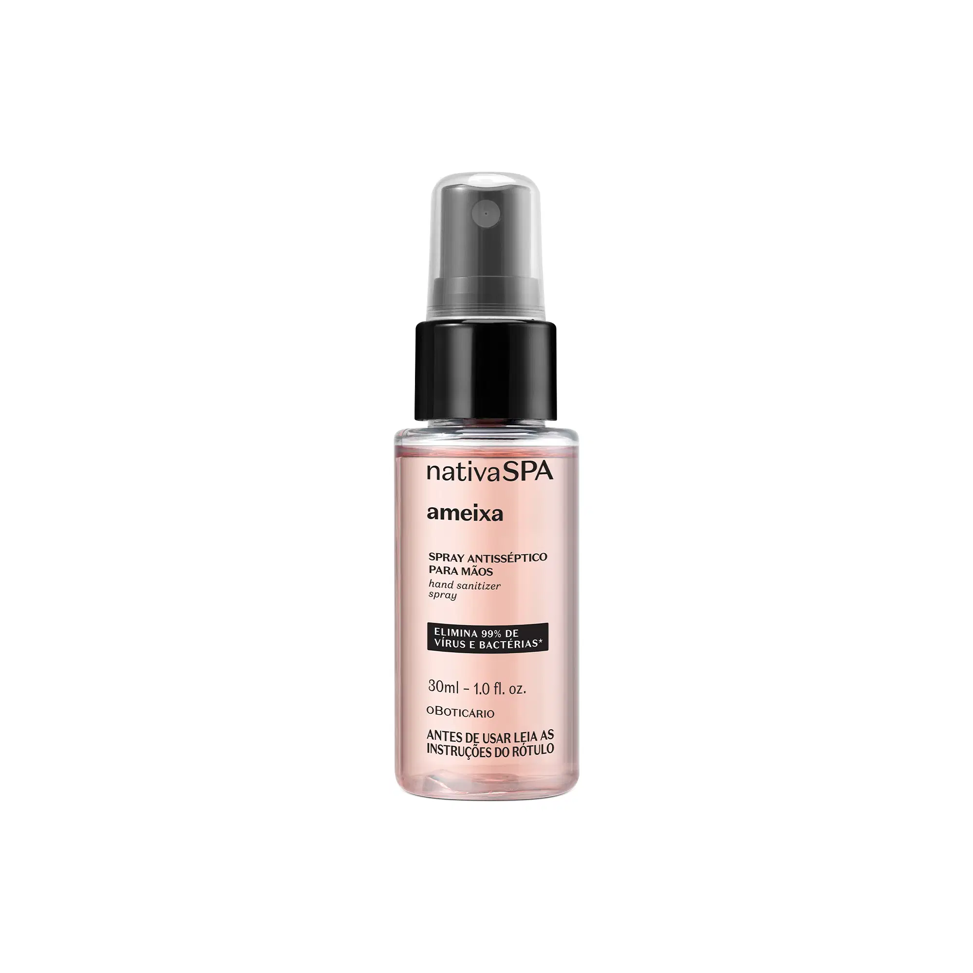 Spray Antisséptico Para Mãos Nativa Spa Ameixa 30Ml