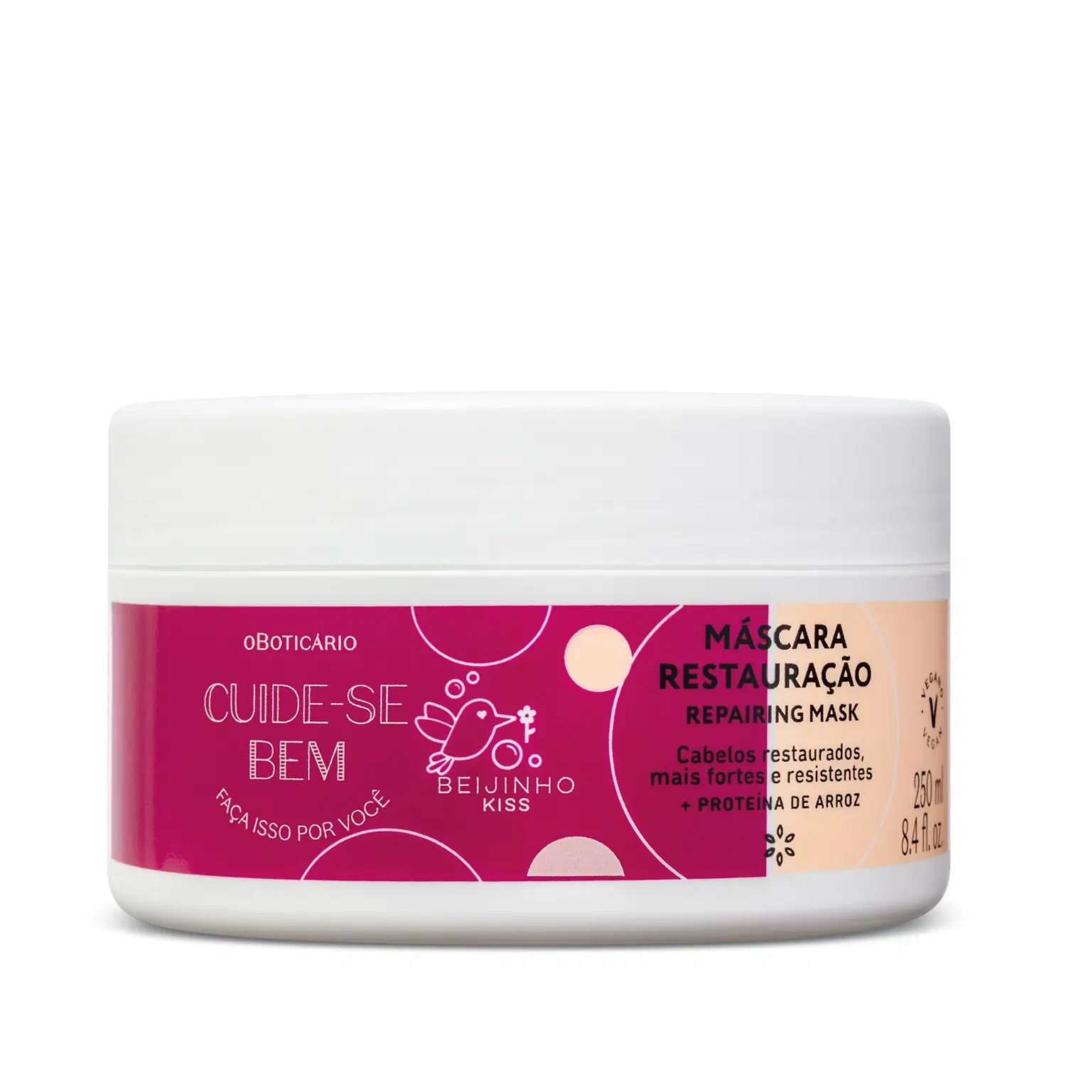 Máscara Restauração Cuide-Se Bem Beijinho 250G