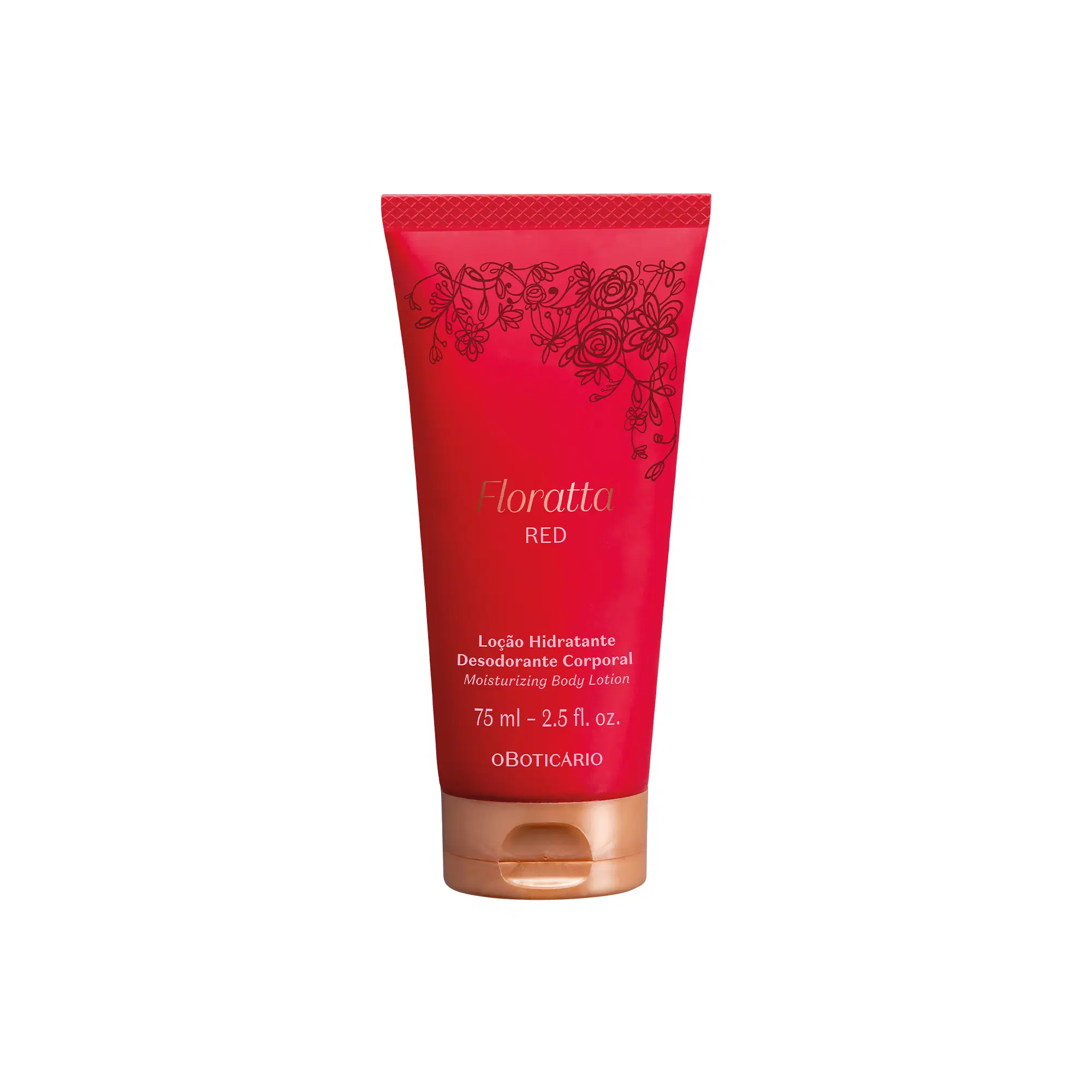 Loção Hidratante Desodorante Corporal Floratta Red 75Ml