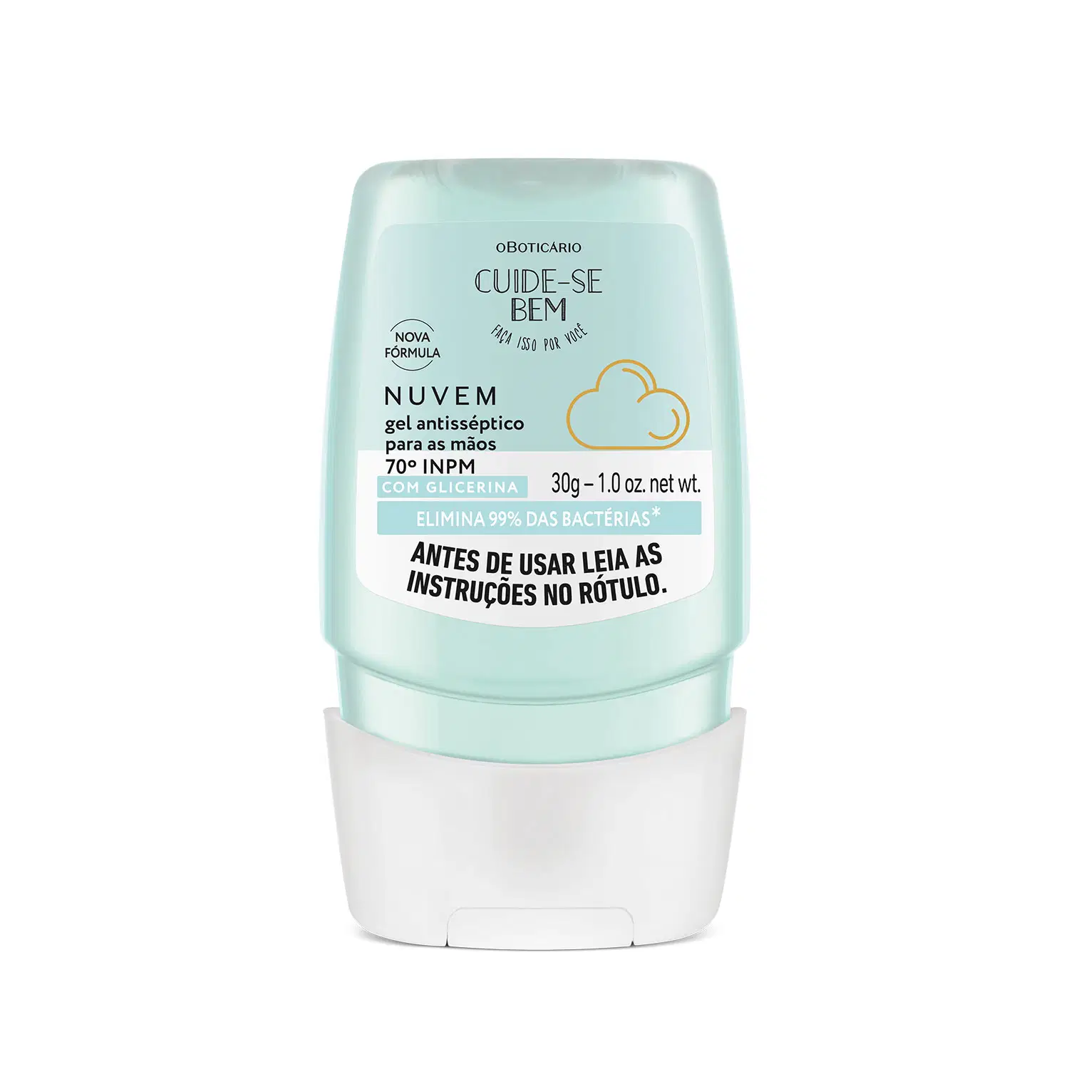 Gel Antisséptico 70º Inpm Cuide-Se Bem Nuvem 30G