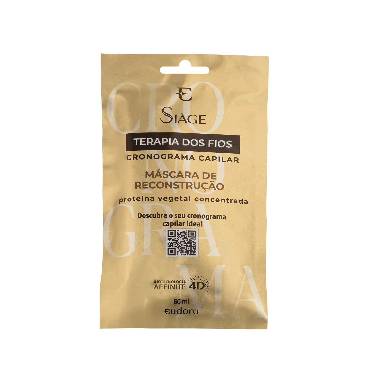 Sachet Máscara De Reconstrução Siàge Terapia Dos Fios Cronograma Capilar 60Ml