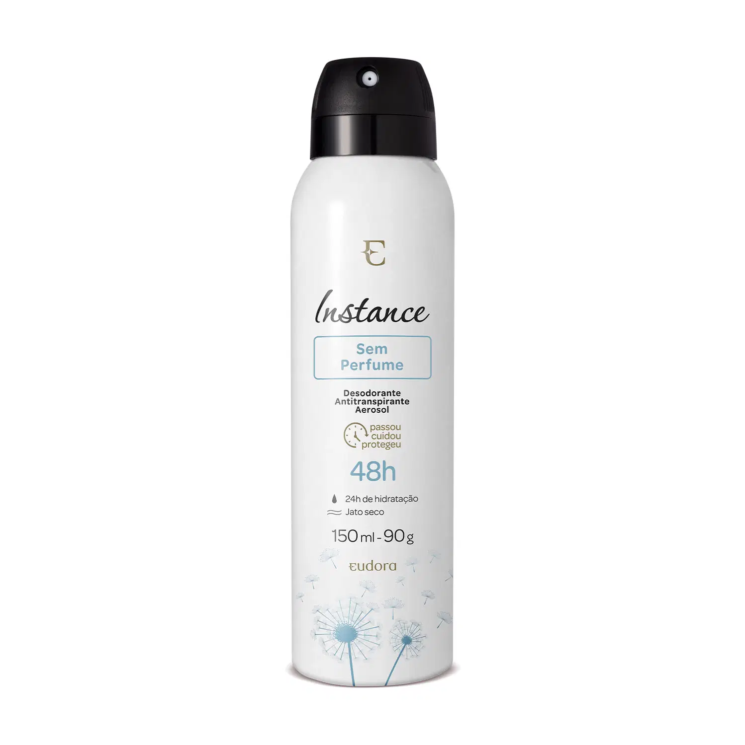 Desodorante Antitranspirante Aerossol Sem Cheiro Instance 150Ml/90G