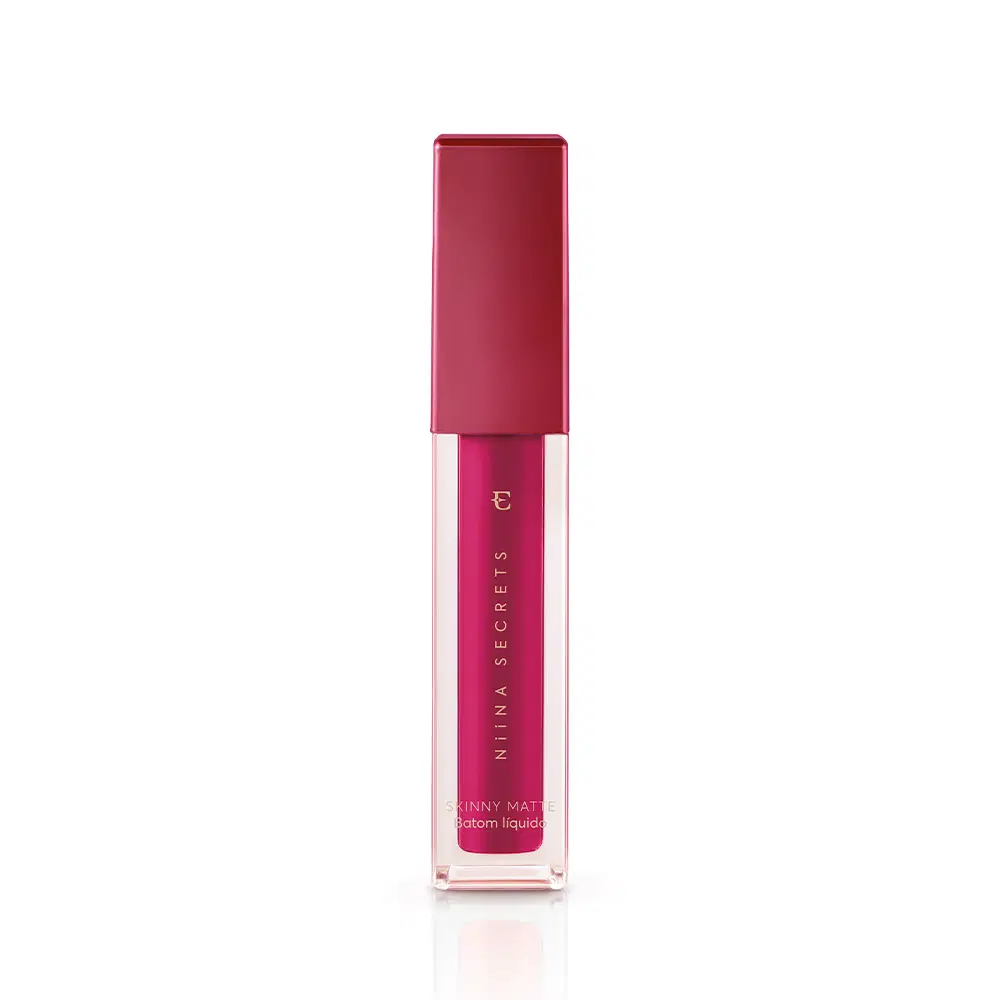 Batom Líquido Pink Peônia Niina Secrets Skinny Matte 5Ml