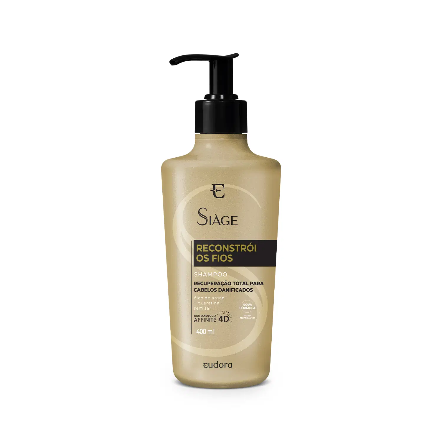 Shampoo Siàge Reconstrói Os Fios 400Ml