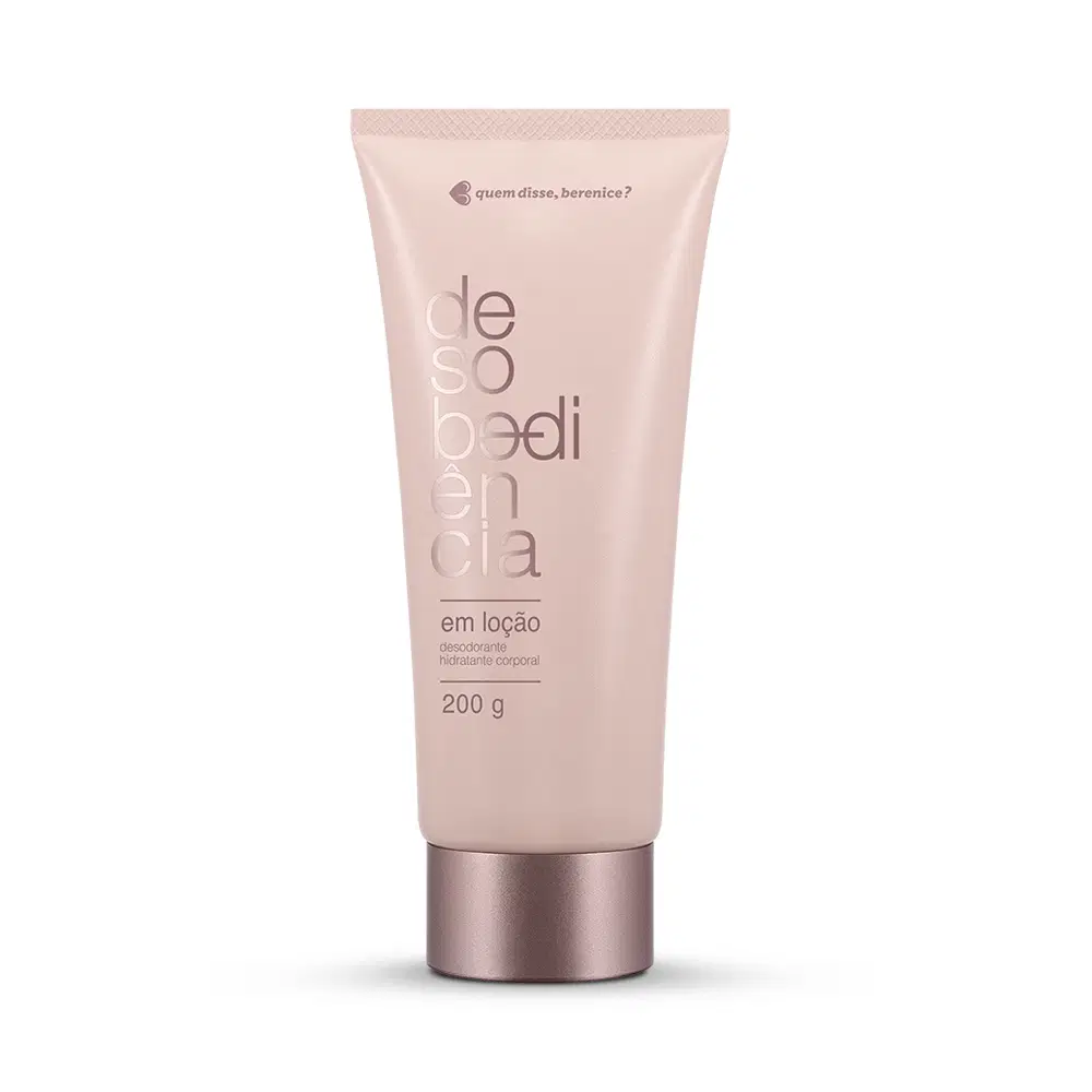 Loção Desodorante Hidratante Corporal Desobediência 200G