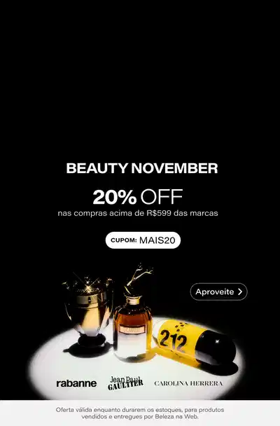 [Puig] Ganhe mais 20%OFF acima de R$599