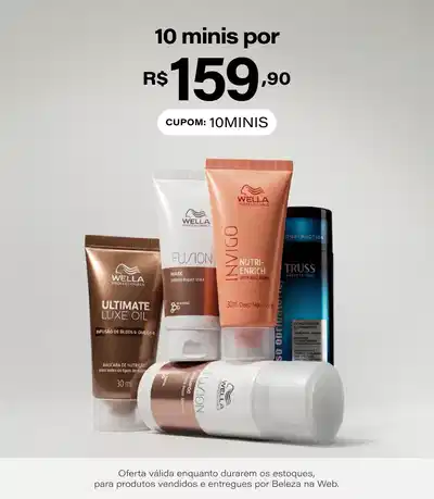 Leve 10 miniaturas por apenas R$159 só hoje! *Vendido e entregue por Beleza na Web