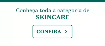 Banner fino com a informação: Conheça toda a categoria de SKINCARE. Com um botão para clicar que comunica "CONFIRA".