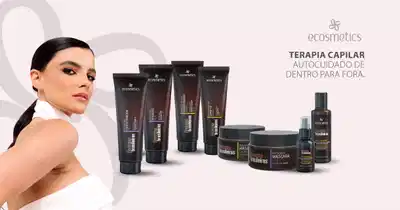 Ecosmetics Cabelos traz uma gama de produtos especializados para todas as necessidades dos fios.