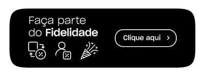 Fundo preto com texto convidando a fazer parte do programa de fidelidade.