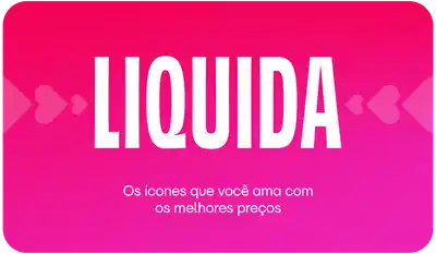 O banner apresenta o texto "liquida" em letras grandes e brancas sobre um fundo rosa vibrante.