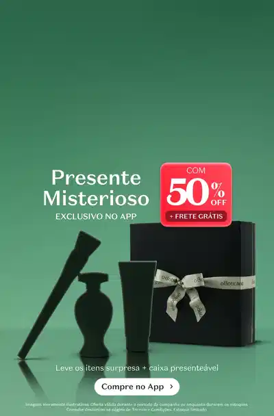Presente Misterioso com 50% de desconto + frete grátis. Leve os itens surpresa + caixa presenteável.