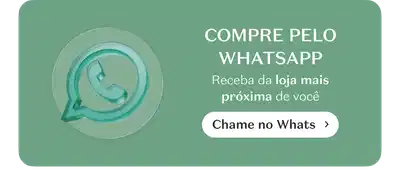 Fundo verde com a informação: Compre pelo Whatsapp e receba da loja mais próxima de você. Chama no Whats.
