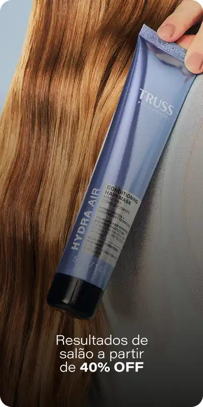 TRUSS Hydra Air com 15% OFF | Shampoo: desenvolvido para proporcionar uma limpeza hidratante