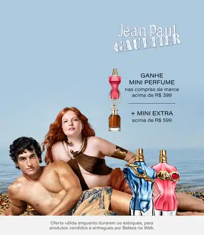 [Jean Paul Gaultier] Ganhe miniatura nas compras da marca acima de 399 + mini extra acima de 599