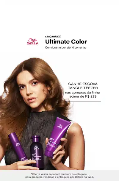Lançamento Wella Professionals linha Ultimate Color. 