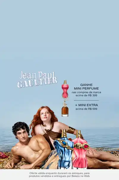 [Jean Paul Gaultier] Ganhe miniatura nas compras da marca acima de 399 + mini extra acima de 599