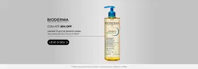 [Bioderma] Bioderma com até 30% OFF -  Ganhe óleo de banho 200ml acima de R$249 (20079807)