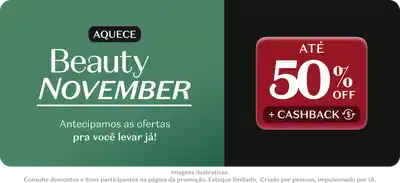 Esquenta Beauty November até 50% OFF