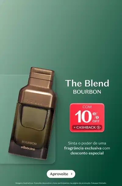The blend Bourbon com até 10% OFF