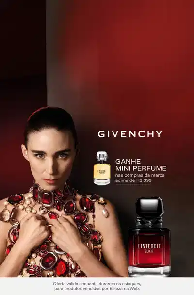 [Givenchy] Ganhe mini nas compras da marca acima de R$399